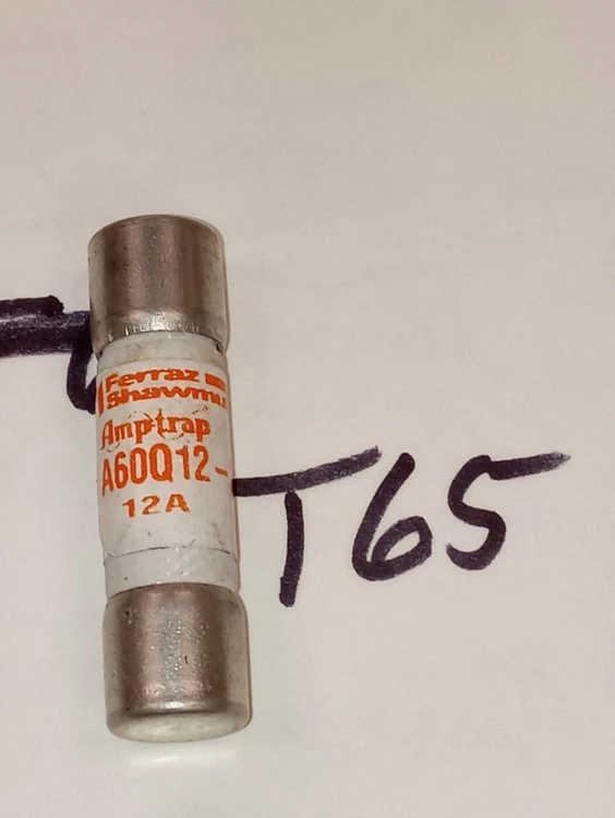 Used Ferraz Shawmut TRAP FUSE 10X38mm 600VAC 12A Fuses Arizona US | ASSET CONVERSION SPECIALISTS, INC. #312629