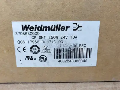 New | in-Stock WEIDMULLER 8708680000 Misc Electrical & Power Parts British Columbia CA | Lenmark #1439587