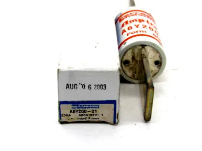 NEW FERRAZ SHAWMUT A6Y200-21 FUSE A6Y20021