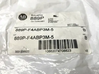 New | in-Stock Allen-Bradley Ser. B Double Ended Cordset Straight M8 M to F 5m Misc Electrical & Power Parts Michigan US | Maverick Industrial Sales #1401427