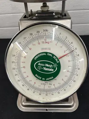 Yamato Accu-Weigh SM(N) Stainless Steel Dial 30lb. Scale