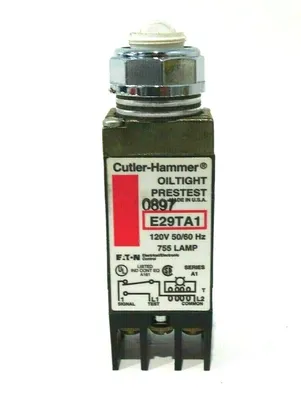 10 NEW CUTLER HAMMER E29TA1 INDICATING LIGHT 120V 50/60HZ SER.A1