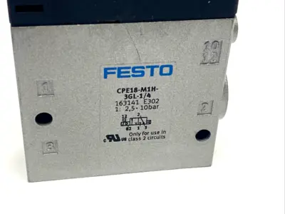 Used Festo 163141 Solenoid Valves Michigan US | Maverick Industrial Sales #1392330