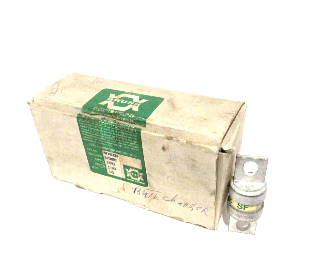 BOX OF 10 NEW BRUSH SF13X150 FUSES
