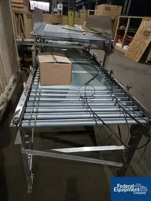 Unknown 48" W 2-Tier Powered Roller Conveyor