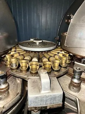 Manesty model Drycota 23 station consisting of (2) presses with transfer system