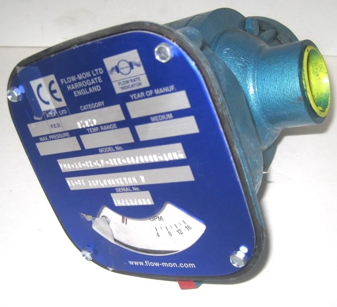 NEW FLOW MON INDICATOR FMG-16-CI-LP-3EE-80/90CS-10N-S1-D1 2XFLOWSWITCH F