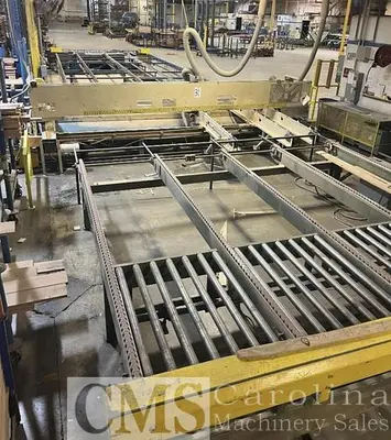 USED NEWMAN K-20 TRIM SAW WITH INFEED DECK
