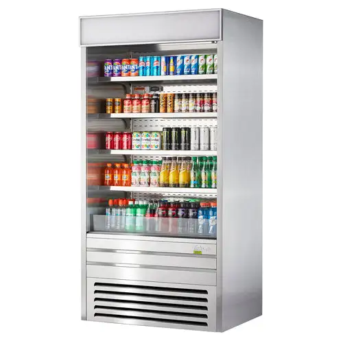 Turbo Air TOM-36ES-N 36" Vertical Open Air Cooler w/ (5) Levels, 115v