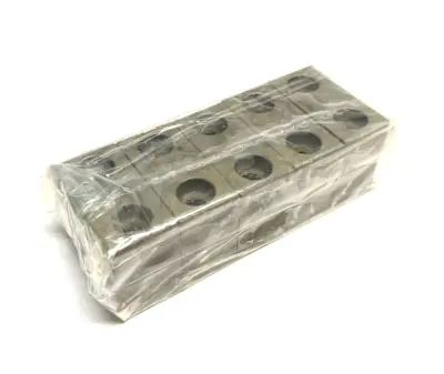 USED MISUMI STOPPER BLOCK, COUNTERBORED, 20MM THICK, 30MM HEIGHT