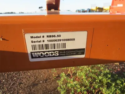 New | in-Stock 2026 WOODS RB96.50 Rear Blades Pennsylvania US | Zimmerman Farm Service #1410374