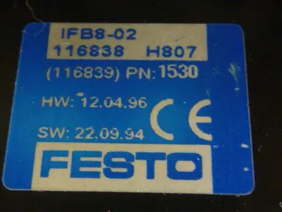 USED FESTO IFB8-02