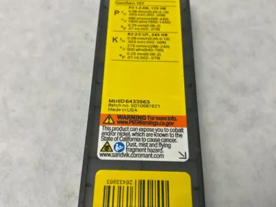 NEW SANDVIK COROMANT COROTURN® 107 INSERT FOR TURNING 6433963