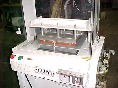 USED ALLOYD SEMI AUTOMATIC BLISTER SEALER