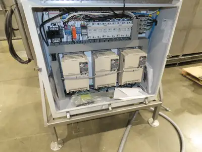 IDD Process Packaging Stainless Bulk Dryer System 52x120x96" ID 20kw Blowers x3