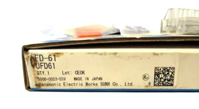 NEW PANASONIC SUNX FD-61 FIBER OPTIC SENSOR FD61