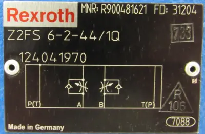 NEW REXROTH R901406188 VALVE H4WEH25J67/6EW110N9E R900481621 R901296604