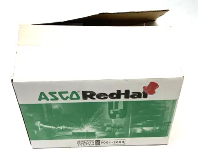 USED ASCO RED HAT RED HAT 2-WAY 2-POSITION NORMALLY CLOSED SOLENOID VALVE