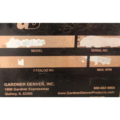 USED GARDNER DENVER INC. 8MP