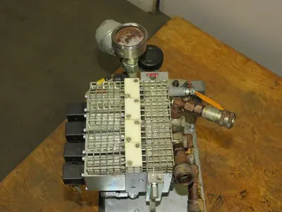 Hawe MP44A-H6.0/B11T-7869901USA Hydraulic Pump 4 Stack Valve Block 24VDC