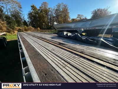 Used 2012 UTILITY 48'X102 HIGH FLAT Flatbed Trailers Pennsylvania US | Proxy Equipment #1379175