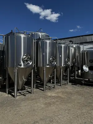 (4) Available - Used 20bbl/25hl Jacketed Conical Fermenters