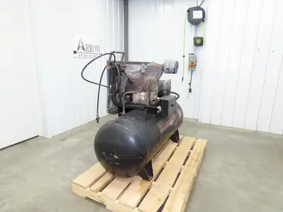 Ingersoll Rand Reciprocating Air Compressor 35 CFM 10 HP 230/460V 3 Ph 120 Gal