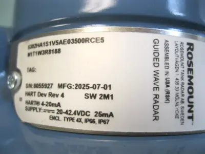 New | in-Stock Rosemount 5302HA1S1V5AE03500RCE5M1T1W3R8188 Sensors New Hampshire US | Bitter End Trading #1453000