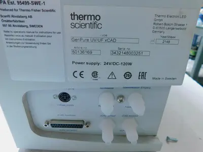 Used THERMO SCIENTIFIC GENPURE UV/UF XCAD Miscellaneous Laboratory Equipment Texas US | Aucto #1455852