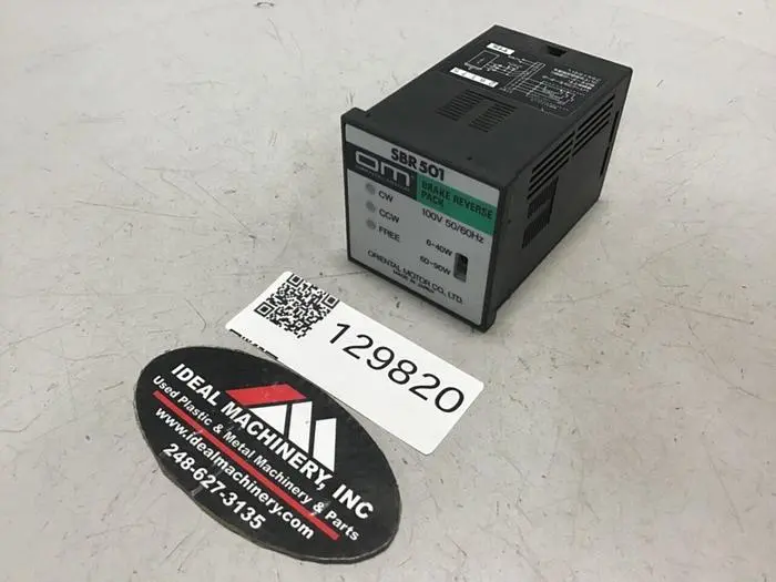 Used ORIENTAL MOTOR SBR501 Misc Electrical & Power Parts | Ideal Machinery #665899