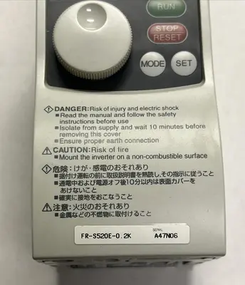 USED MITSUBISHI ELECTRIC FR-S520E-0.2K