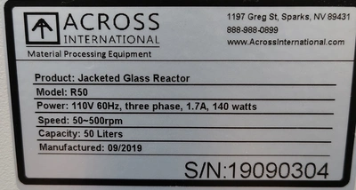 Used _UNKNOWN_ R50 Reactors California US | Biotech Equipment Sales #1464574