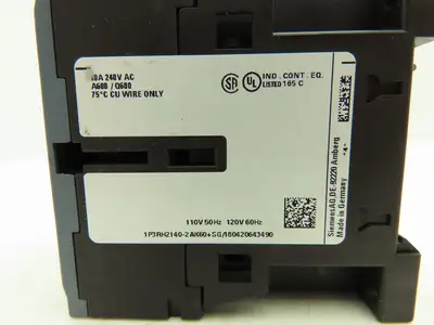Siemens 3RH2140-2AK60 SIRIUS Contactor Relay 4NO 120VAC Size S00 Lot of 2