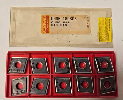 SANDVIK Coromant CNMG 642 190608 315 K15 Lathe Carbide Inserts 10 Pcs New