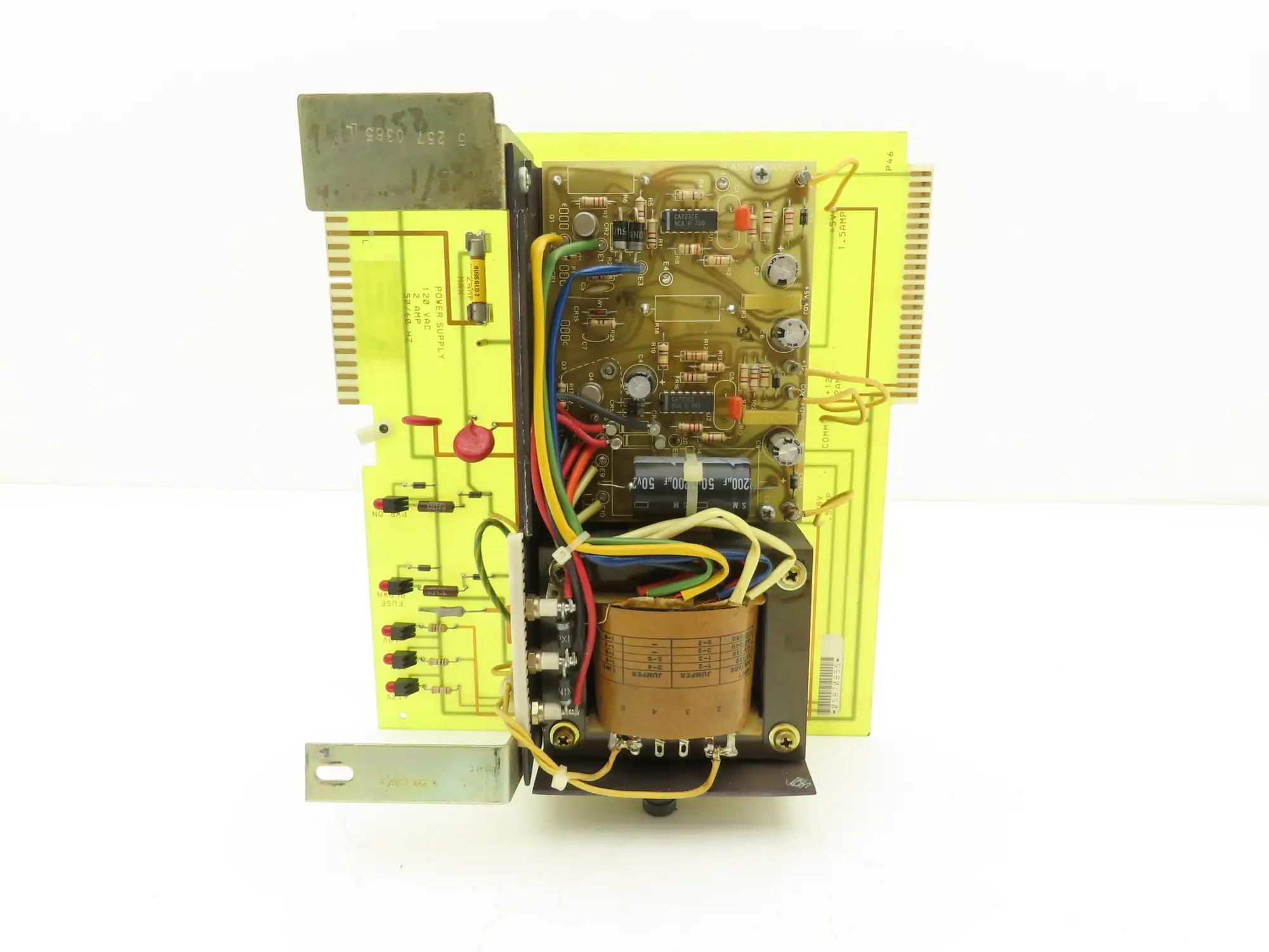 Cincinnati Milacron 3 531 3786A +5/+12/-18V Power Supply Board 120VAC