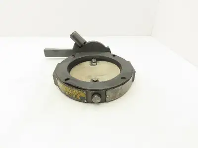 Patterson Kelley 6" Butterfly Valve 316 Stainless Disc Solids Flow 4-Bolt Wafer