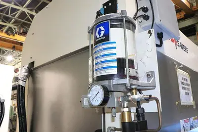 37" TIMESAVERS, LYNX SERIES, WET TWO HEAD BELT GRINDER, DEBURRING & FINISHING, MODEL: LYNX 37MWT-DB-60