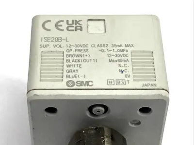 Used SMC ISE20B-L Pressure Transmitters Michigan US | Maverick Industrial Sales #1391458