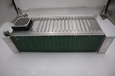 PASABAN PLC RACK WITH POWER SUPPLY CARD MODEL MTC-3044 STOCK 4835-A