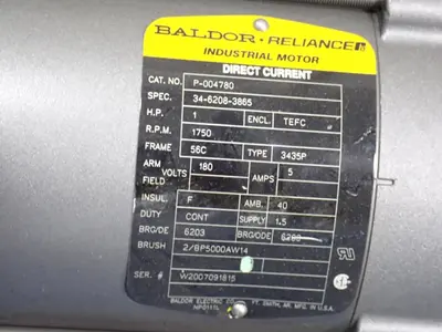 USED BALDOR P004780