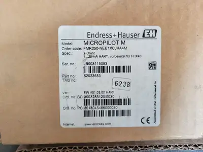 NEW ENDRESS+HAUSER FMR250
