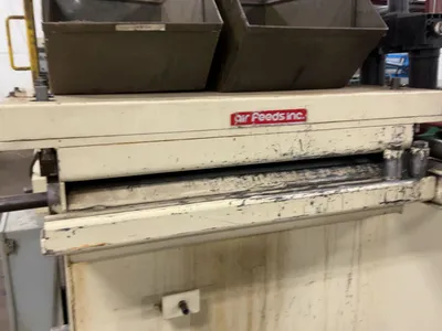 Coil Feeder Line for a Stamping Press, includes American Steel Line Co. Model 1000 Coil Uncoiler, 6,...