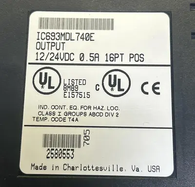 USED GE FANUC IC693MDL740E