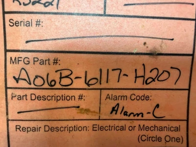 Fanuc A06B-6117-H207 Servo Amplifier (11.4.5)