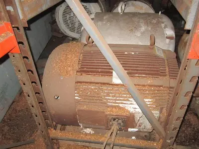 Motor, 100 HP, Westinghouse, 885 RPM, 460V, 445T Frame #C737405