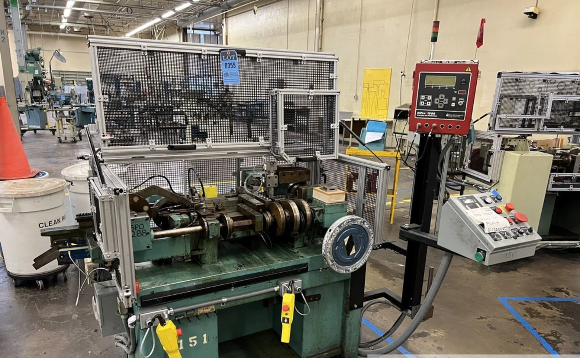 1/16" NILSON "751" WIRE FORM FOURSLIDE w/UPDATED CLECO PC-100 CONTROLS - DIE PROTECTION SYSTEM