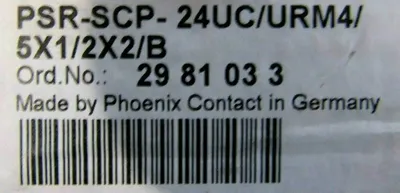 NEW PHOENIX CONTACT PSR-SCP-24UC/URM4/5X1/2X2/B EXTENSION MODULE 29-81-03-3