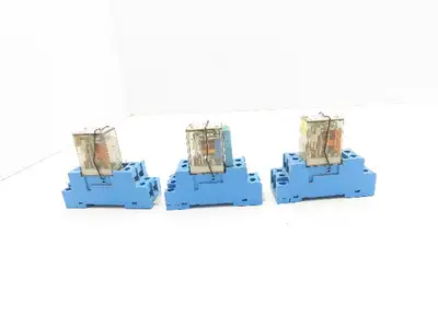Finder 56.32.8.125.0000 Terminal Relay Socket 125V Coil Lot of 3