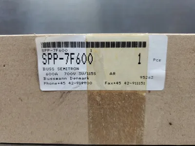Bussman SPP-7F600 Semitron Fuse, 600A 700V. 4D-39
