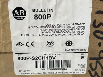 USED ALLENBRADLEY 800PS2CH1BV